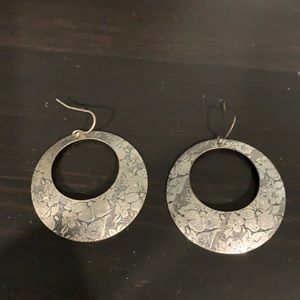 Silver hoops